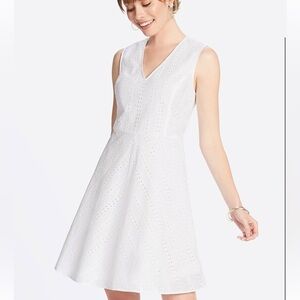 Draper James eyelet‎ love circle white dress size 2